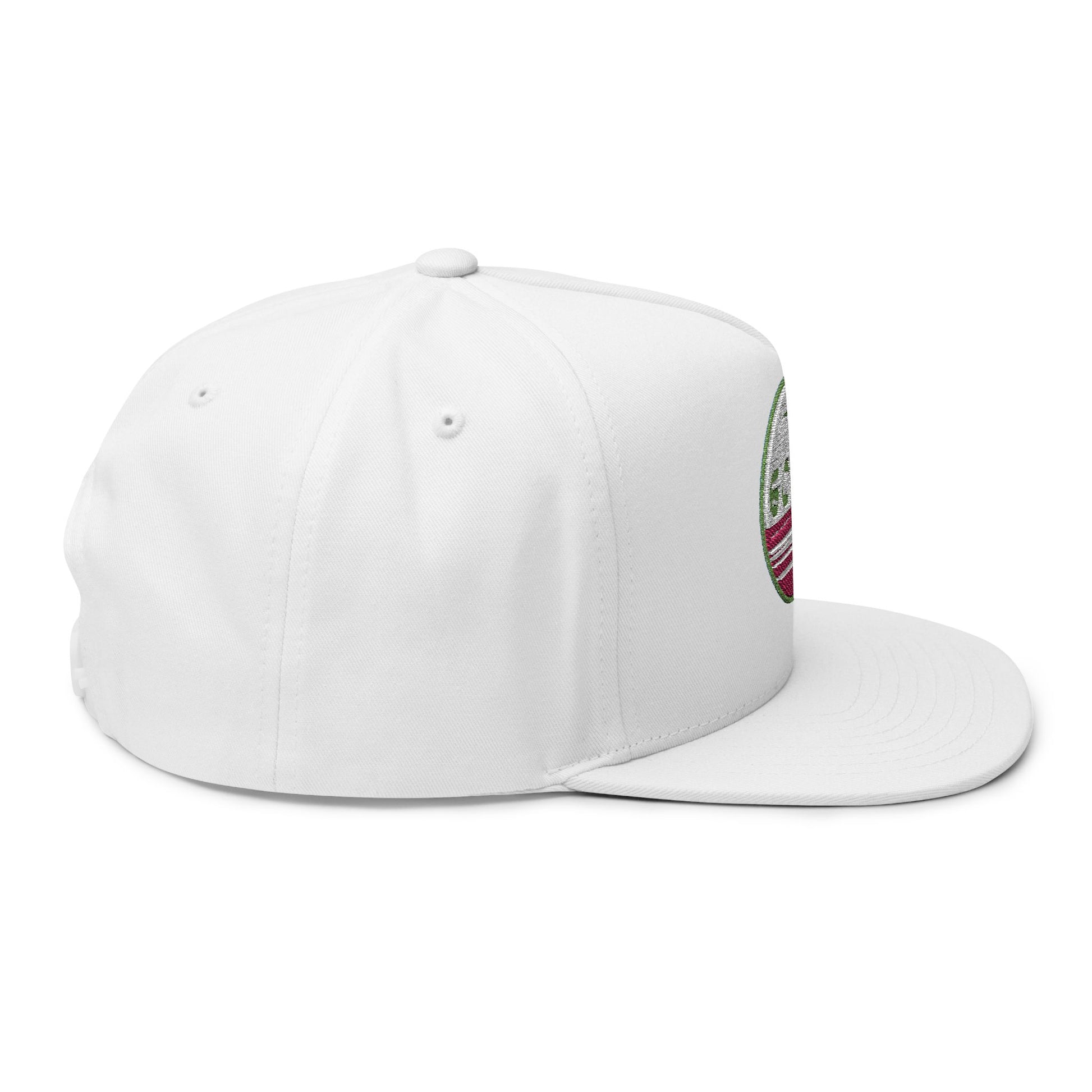 Retro Flat Bill Cap with 60/40 Embroidery - Perfect for Urban Style & Casual Wear