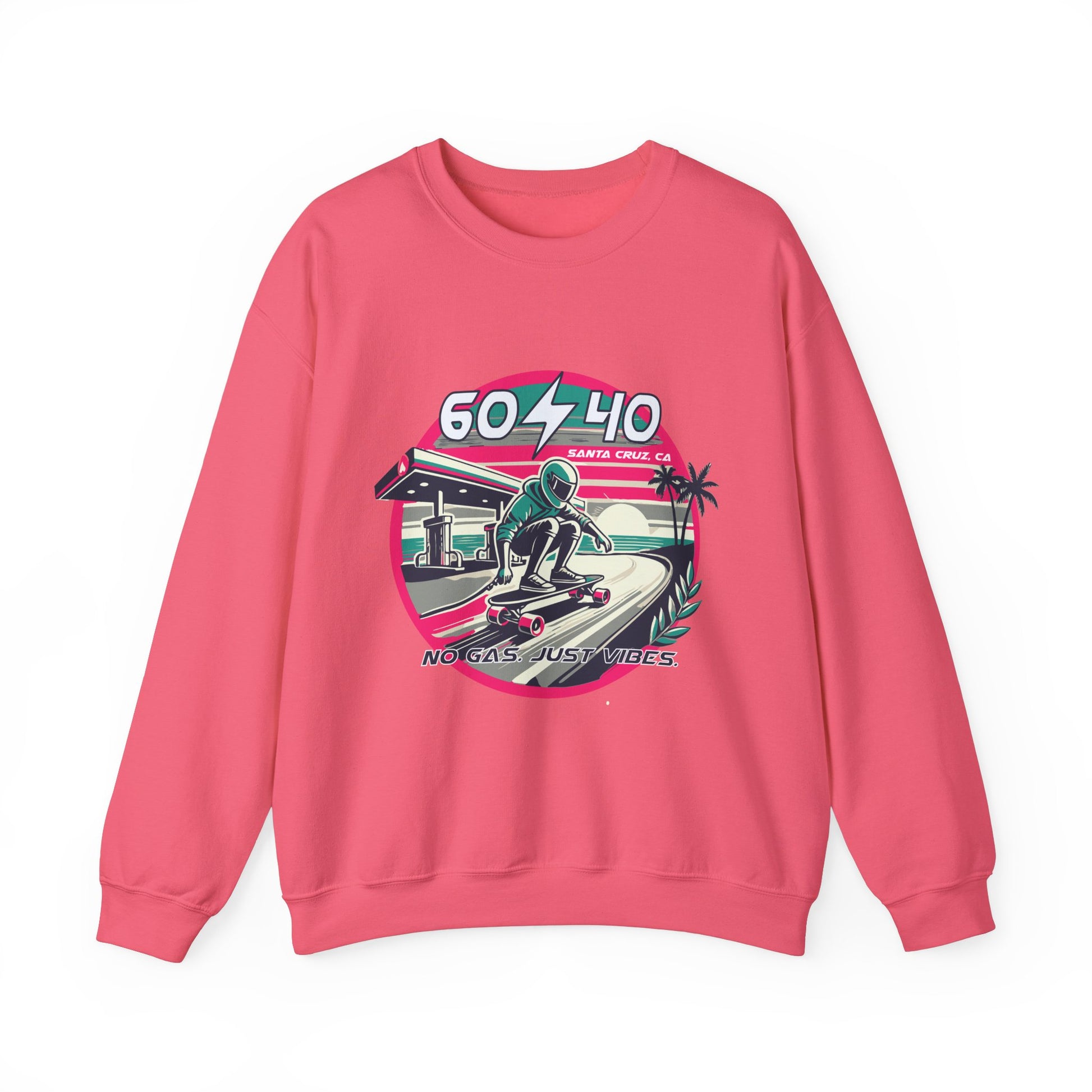 Retro Vibes Unisex Crewneck Sweatshirt - 604-410 Santa Cruz CA