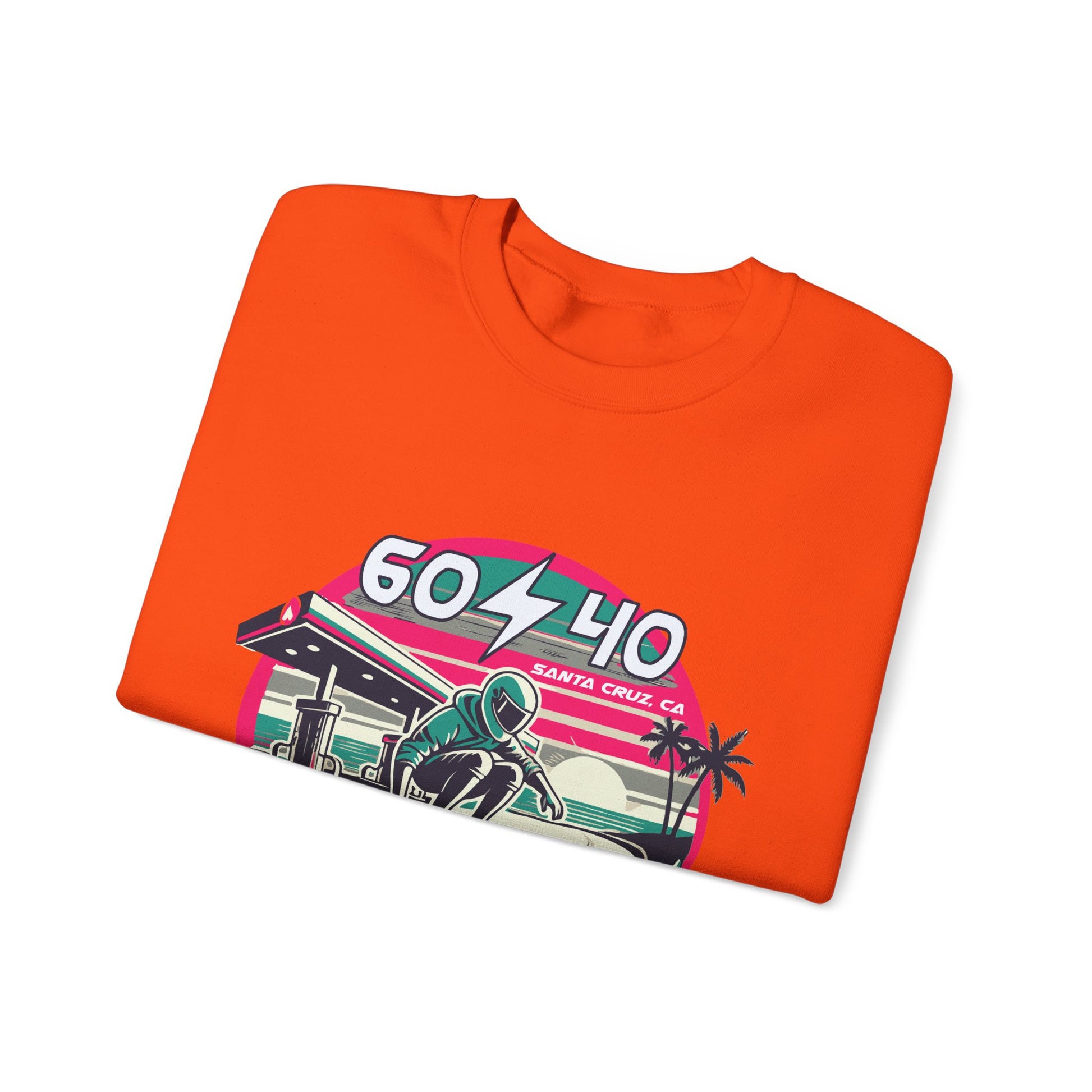 Retro Vibes Unisex Crewneck Sweatshirt - 604-410 Santa Cruz CA