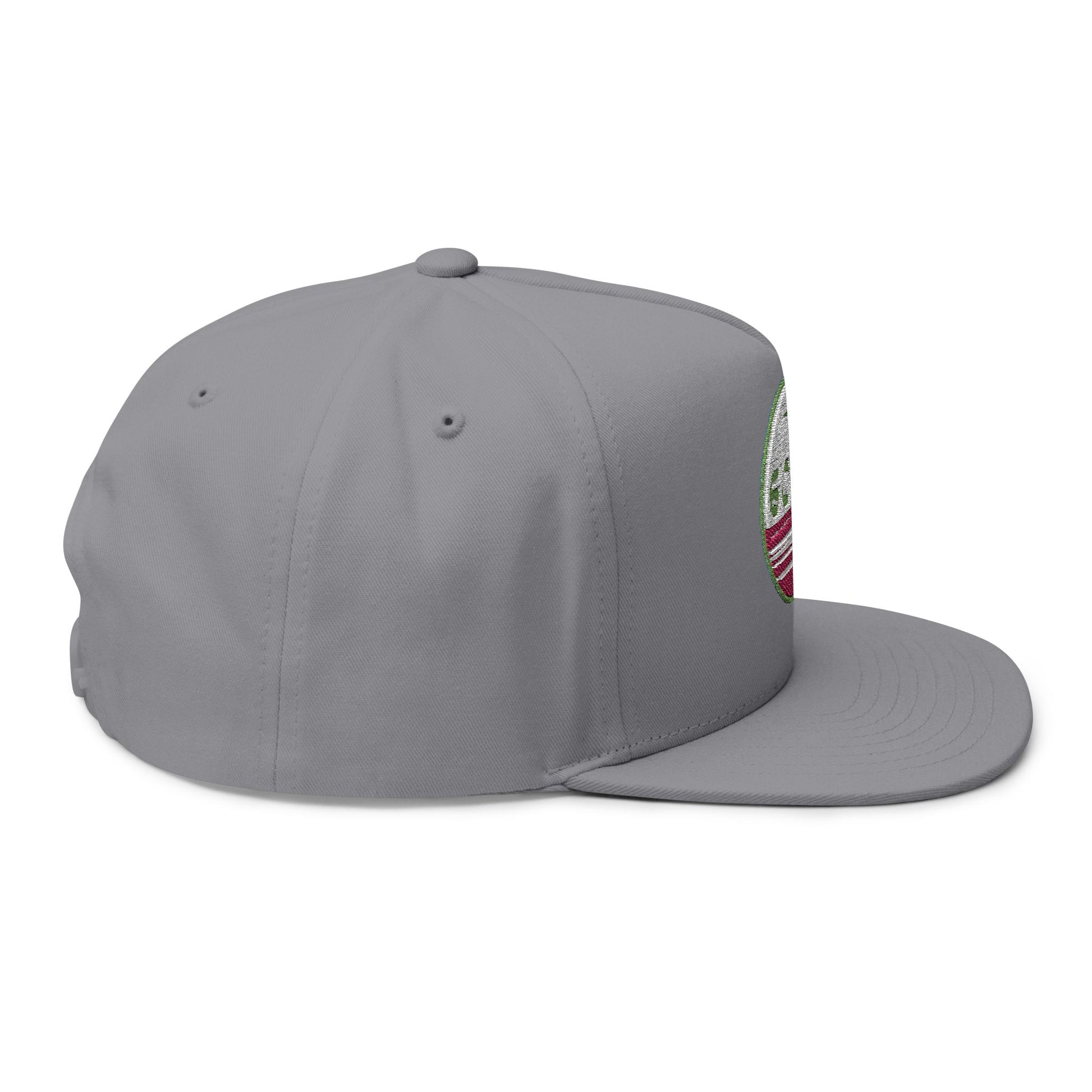 Retro Flat Bill Cap with 60/40 Embroidery - Perfect for Urban Style & Casual Wear