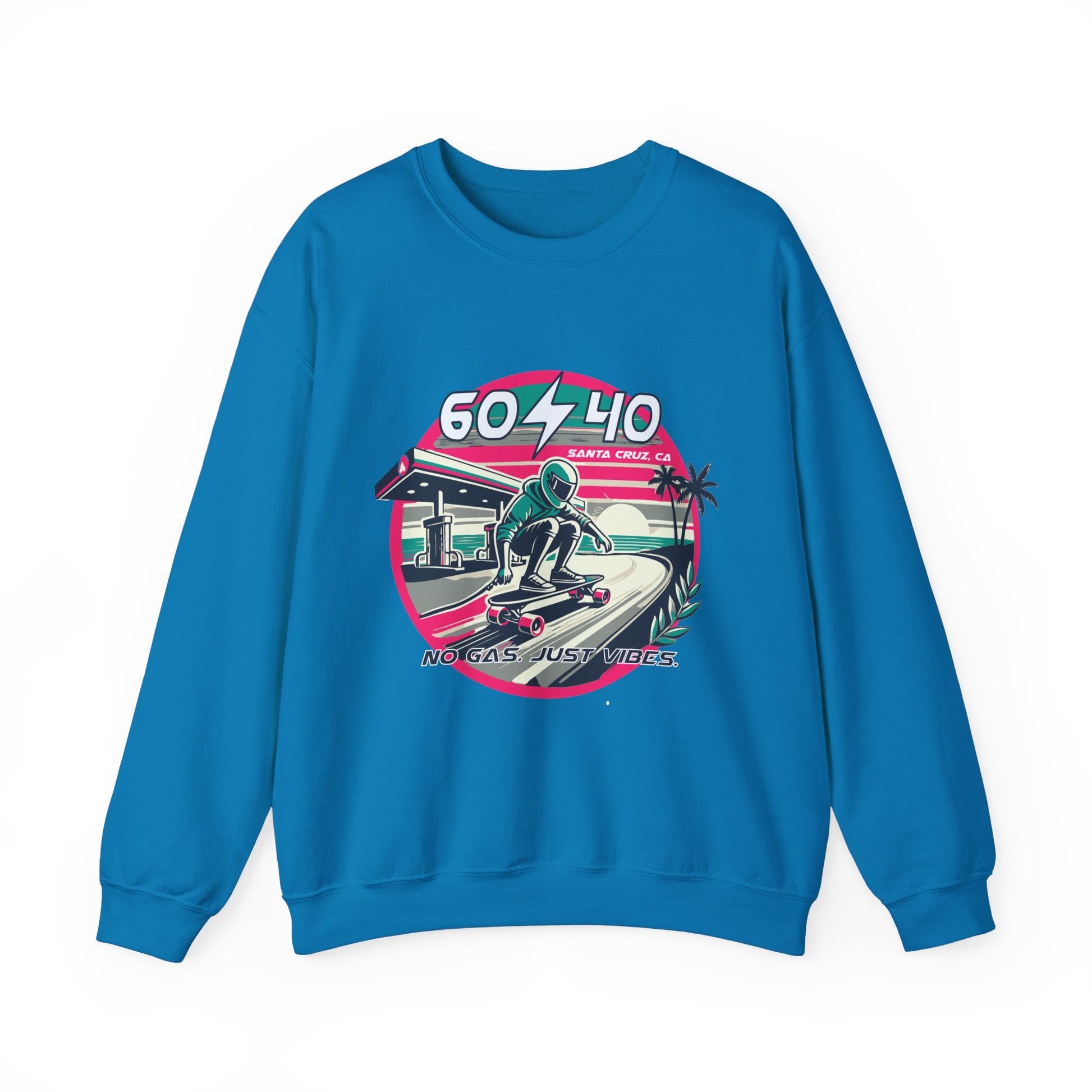 Retro Vibes Unisex Crewneck Sweatshirt - 604-410 Santa Cruz CA