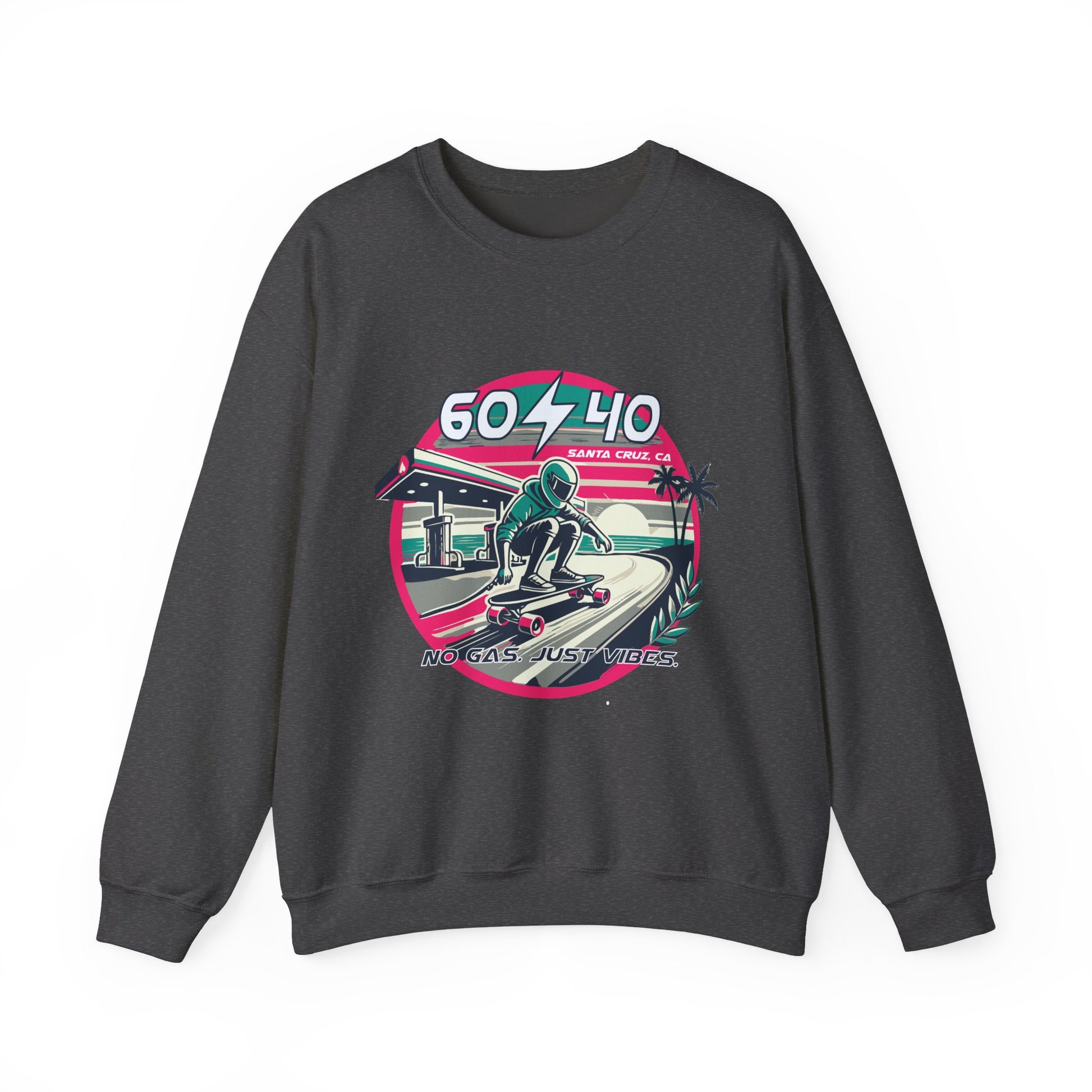 Retro Vibes Unisex Crewneck Sweatshirt - 604-410 Santa Cruz CA