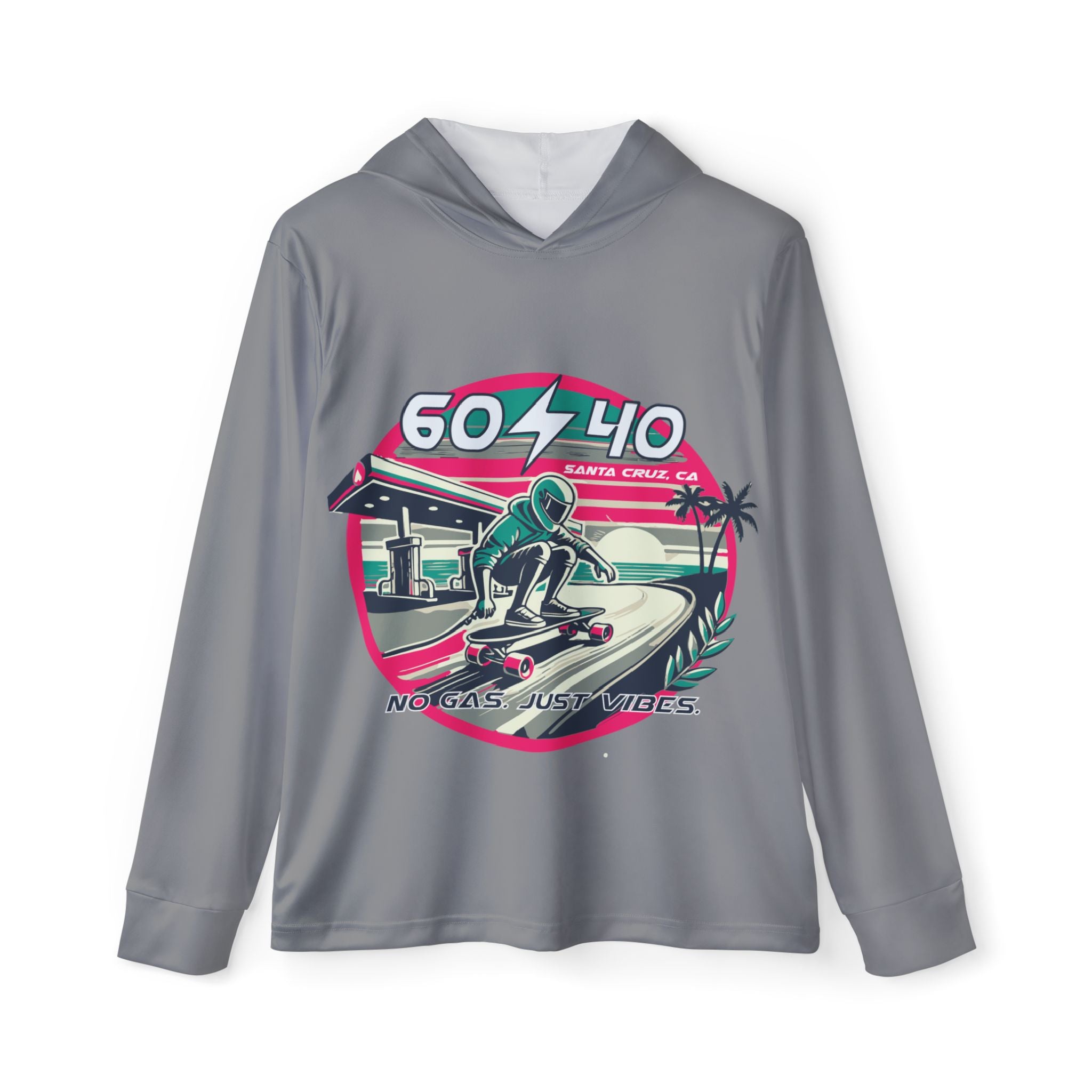 No Gas Just Vibes Sports Hoodie for Active Men