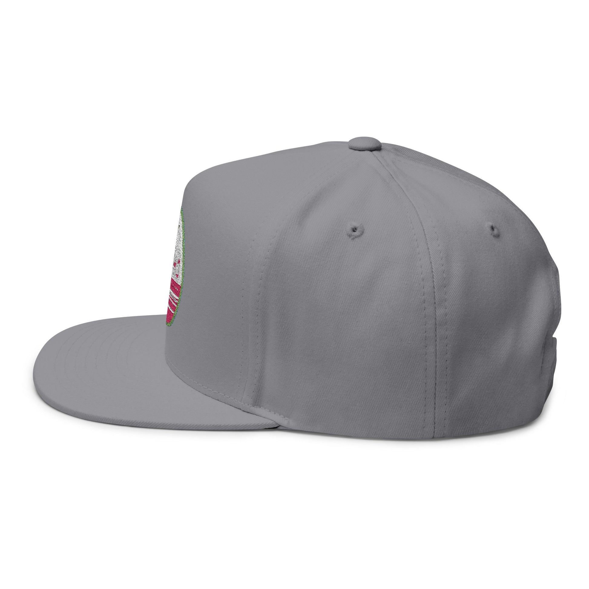 Retro Flat Bill Cap with 60/40 Embroidery - Perfect for Urban Style & Casual Wear
