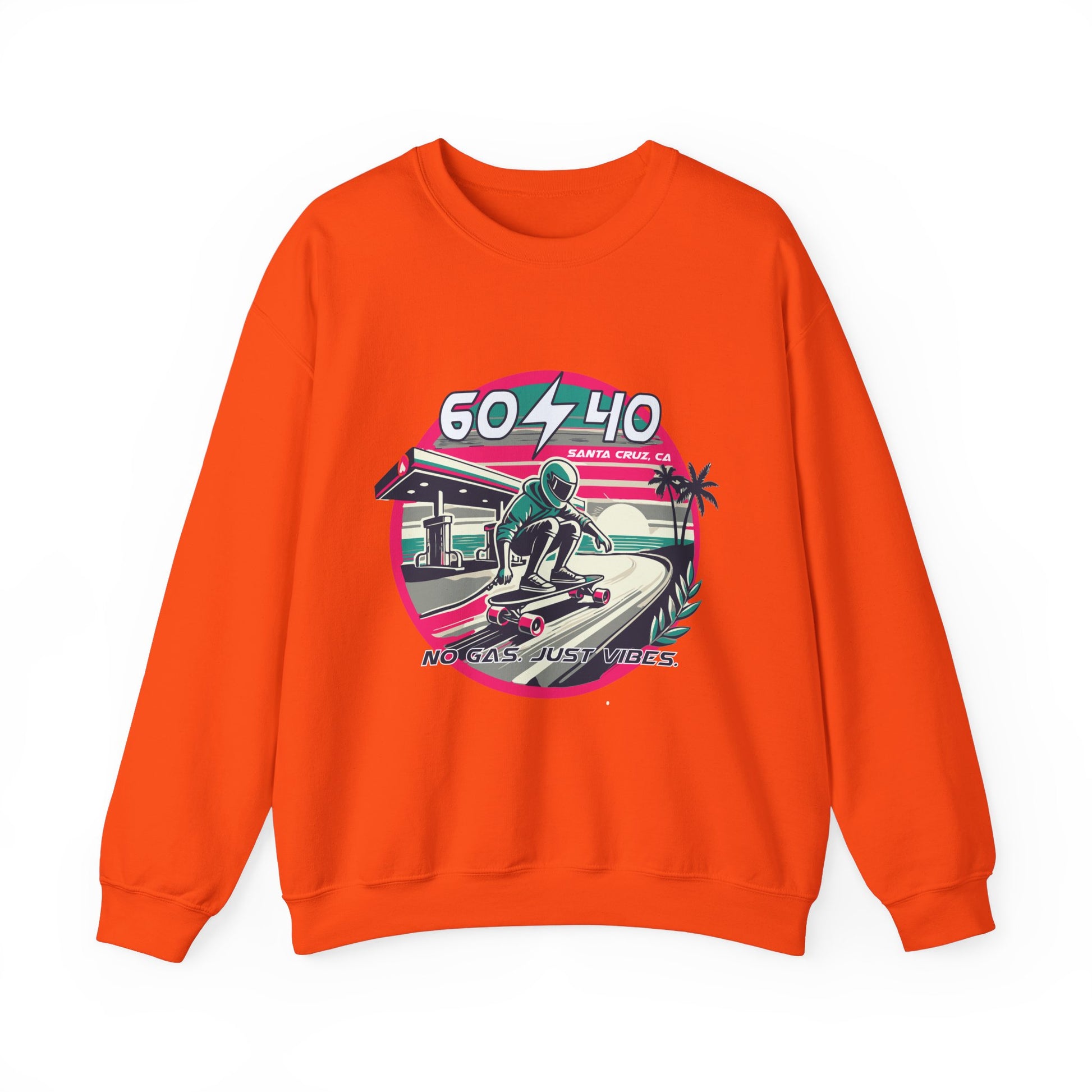 Retro Vibes Unisex Crewneck Sweatshirt - 604-410 Santa Cruz CA