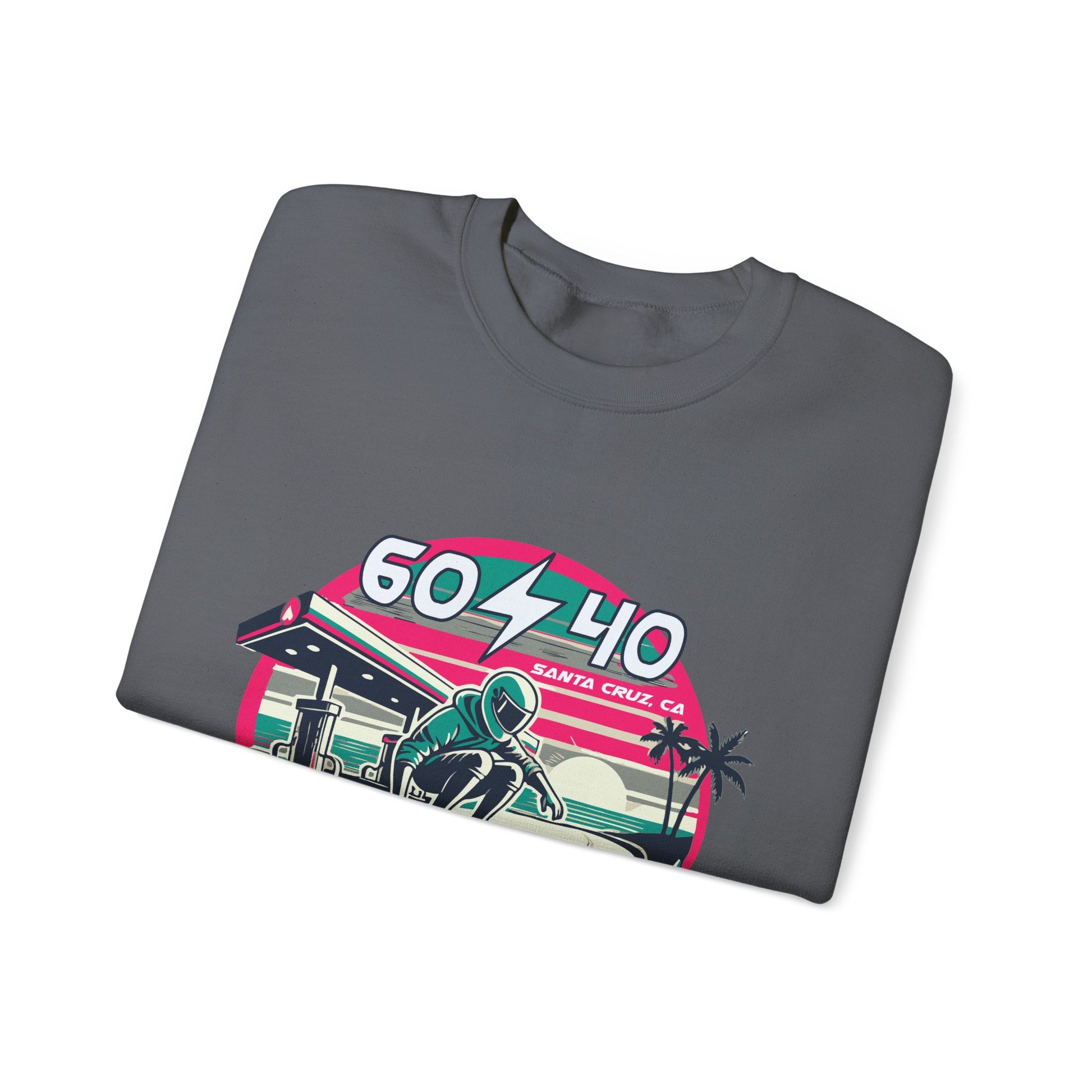 Retro Vibes Unisex Crewneck Sweatshirt - 604-410 Santa Cruz CA
